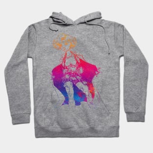 Artist Girl colorful Hoodie